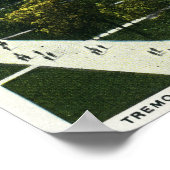 Uitzicht Tremont Street uit Boylston Poster (Hoek)