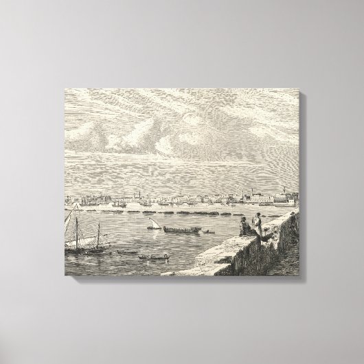 Uitzicht Tripoli Canvas Afdruk (Voorkant)