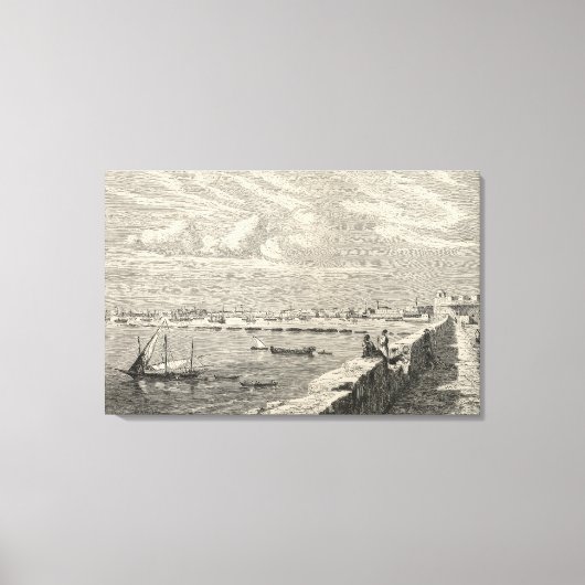 Uitzicht Tripoli Canvas Afdruk (Voorkant)