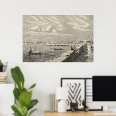 Uitzicht Tripoli Poster (Thuiskantoor)