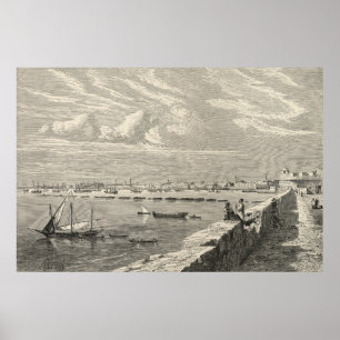 Uitzicht Tripoli Poster