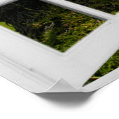 Uitzicht Tropisch balkvenster Poster (Hoek)