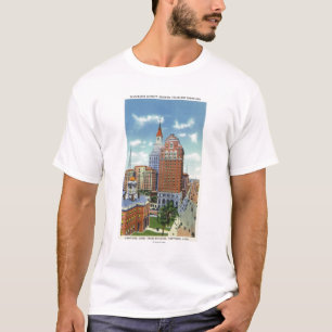 Uitzicht Trust Bldg en Travelers Tower T-shirt
