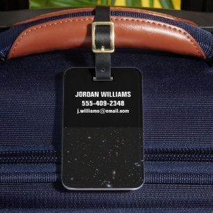 Uitzicht tussen de Vissen & Andromeda Constellatio Bagagelabel