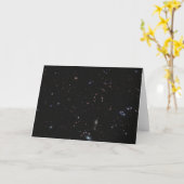 Uitzicht tussen de Vissen & Andromeda Constellatio Kaart (Gele Bloem)