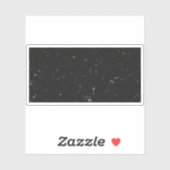 Uitzicht tussen de Vissen & Andromeda Constellatio Sticker (Vel)