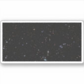 Uitzicht tussen de Vissen & Andromeda Constellatio Sticker (Voorkant)