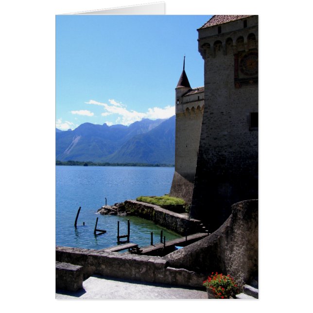 Uitzicht uit Chateau de Chillon (Voorkant)