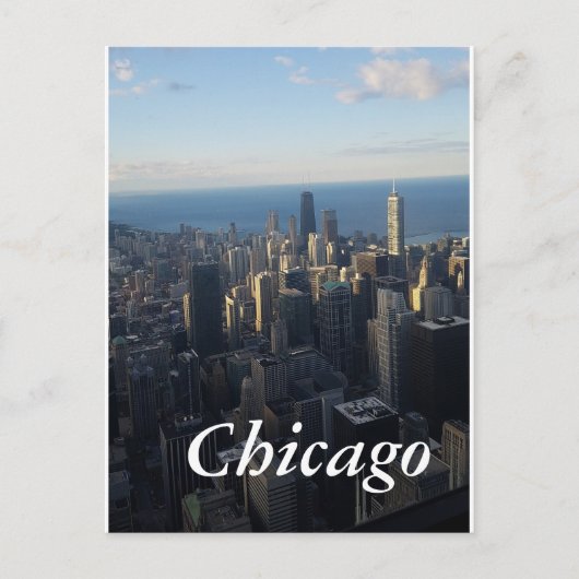 Uitzicht uit Chicago, postkaart (Voorkant)