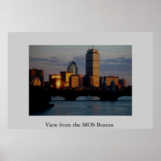 Uitzicht uit de Boston MOS Poster