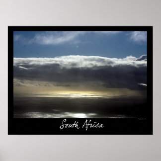 Uitzicht uit de Tafelberg, Kaapstad Poster