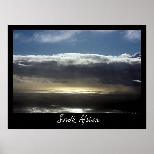 Uitzicht uit de Tafelberg, Kaapstad Poster (Voorkant)