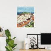 Uitzicht uit de Tate Gallery St. Ives Poster (Thuiskantoor)