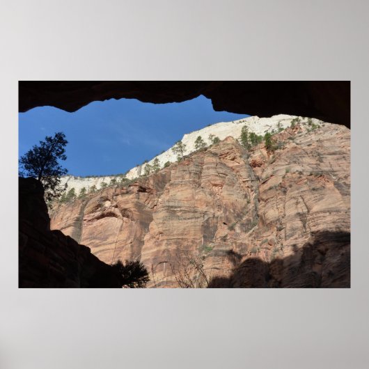 Uitzicht uit Devil's trap in Zion National Park Poster (Voorkant)