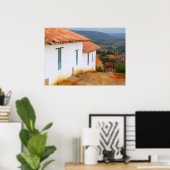 Uitzicht uit een Poster op een Hill (Thuiskantoor)