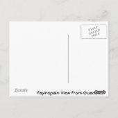 Uitzicht uit Guadalest Briefkaart (Achterkant)