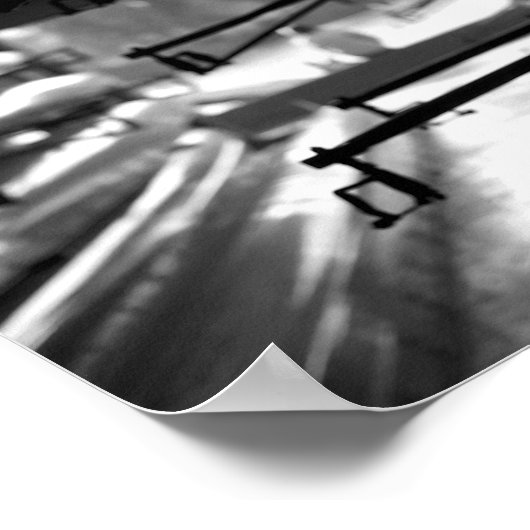 "Uitzicht uit het Boathouse" Poster (Hoek)