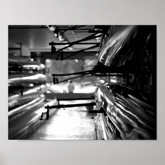 "Uitzicht uit het Boathouse" Poster (Voorkant)