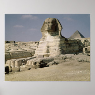 Uitzicht uit het noordoosten van de Sphinx Poster