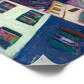 Uitzicht uit het raam van de Griesbräu | Kandinsk Poster (Hoek)