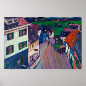 Uitzicht uit het raam van de Griesbräu | Kandinsk Poster (Voorkant)