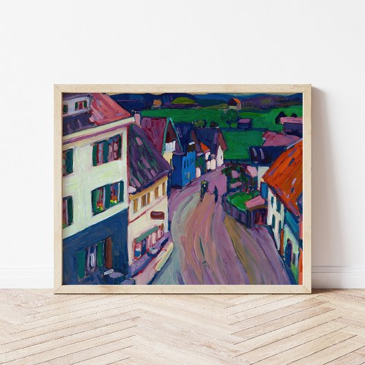 Uitzicht uit het raam van de Griesbräu | Kandinsk Poster