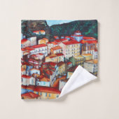 Uitzicht uit San Chirico, Italië Bad Handdoek (Wasdoekje)