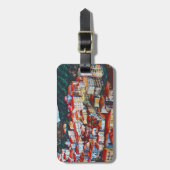 Uitzicht uit San Chirico, Italië Bagagelabel (Voorkant verticaal)