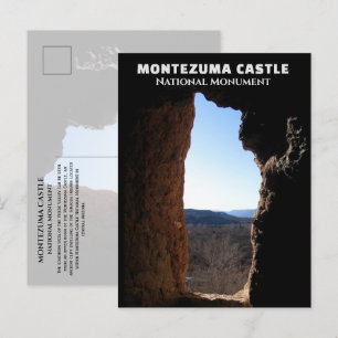 Uitzicht uit Venster, Monument Castle National Mon Briefkaart
