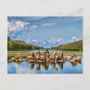 Uitzicht uit Versailles, Frankrijk, Briefkaart