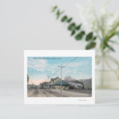 Uitzicht Union DepotLewiston, ID Briefkaart (Staand voorkant)