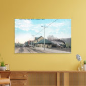 Uitzicht Union DepotLewiston, ID Canvas Afdruk (Insitu (Woonkamer))