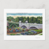 Uitzicht US Hwy Route 9 Bridge Briefkaart (Voorkant)