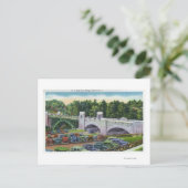 Uitzicht US Hwy Route 9 Bridge Briefkaart (Staand voorkant)