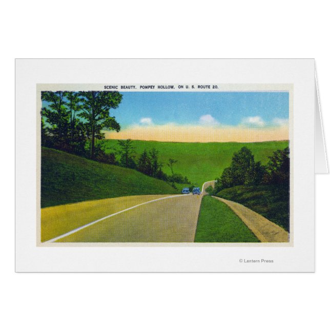 Uitzicht US Route 20 (Voorkant Horizontaal)