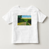 Uitzicht US Route 20 Kinder Shirts (Voorkant)