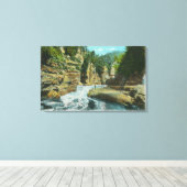 Uitzicht van Abruikbare Chasm bij Elephant's Head Canvas Afdruk (Insitu (Houten vloer))