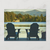 Uitzicht van Adirondack Chairs in de Adirondacks, Briefkaart (Voorkant)