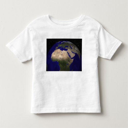 Uitzicht van Afrika, Europa, het Midden-Oosten en Kinder Shirts (Voorkant)