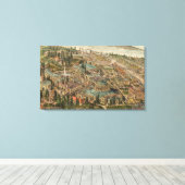 Uitzicht van Alaska Yukon Pacific Expo Canvas Afdruk (Insitu (Houten vloer))