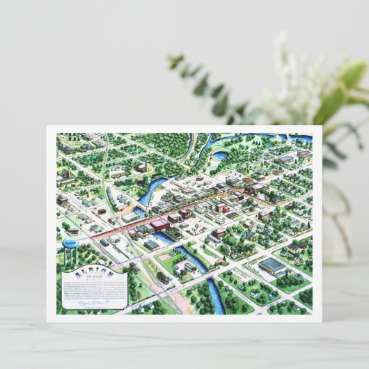 Uitzicht van Albion Michigan 1993 (Staand voorkant)