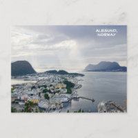 Uitzicht van Alesund, Noors zee, Noorwegen