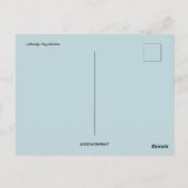 Uitzicht van Almaty Kazachstan Briefkaart (Achterkant)