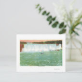 Uitzicht van Amerikaanse Herfsten Briefkaart (Staand voorkant)