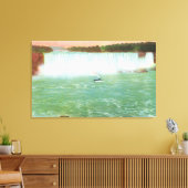 Uitzicht van Amerikaanse Herfsten Canvas Afdruk (Insitu (Woonkamer))