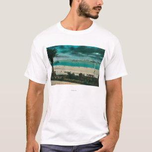 Uitzicht van Amerikaanse oorlogsschepen in OceanSa T-shirt