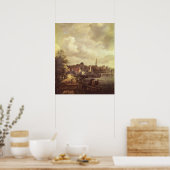Uitzicht van Amsterdam Poster (Keuken)