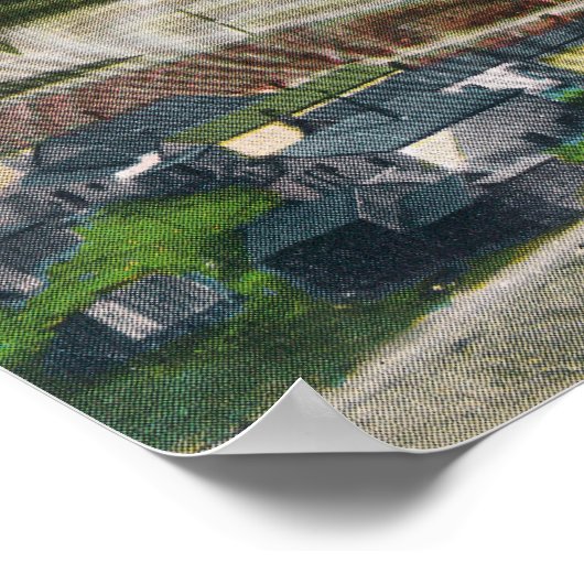 Uitzicht van Anaconda en Neversweat Mines Poster (Hoek)