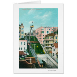 Uitzicht van Angels Flight Trolley