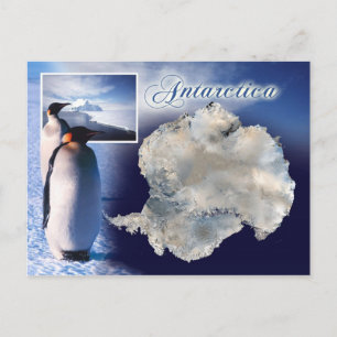 Uitzicht van Antarctica Briefkaart